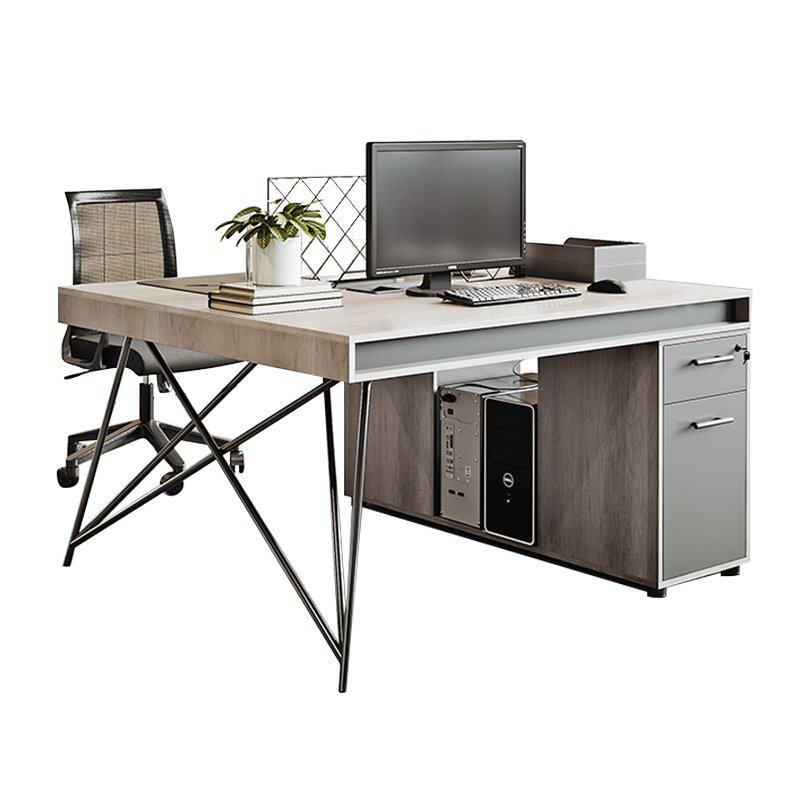 新品职员办公桌椅组合简约现代4/6D人位办公室双四人工位2卡位员