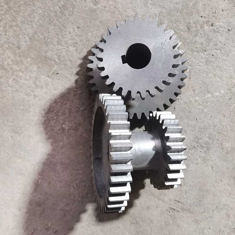 极速铡草机变速齿轮小型变档齿轮配件农机零件变挡U轮铸链铁连身