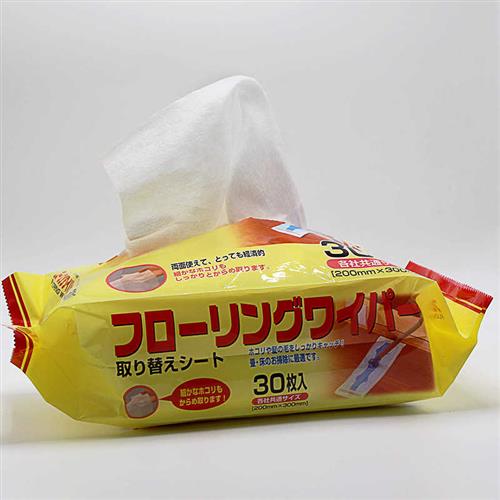 极速静电c除尘纸日文30片平纹不织布吸尘粘毛拖把拖地机替换巾