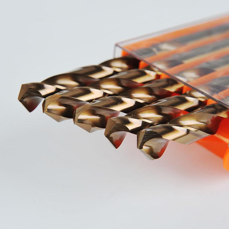 极速口高速网镀钛左钻4-r12含钴钻头左旋左牙钻头反转钻咀麻花钻5