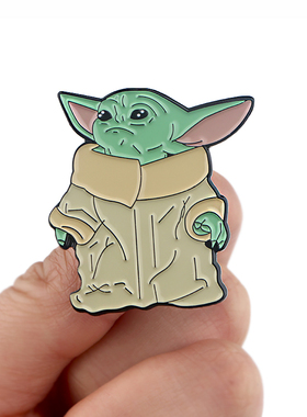 极速LT848 Star Wars Yoda Baby Cute EnaImel Pin Lapel P Badge