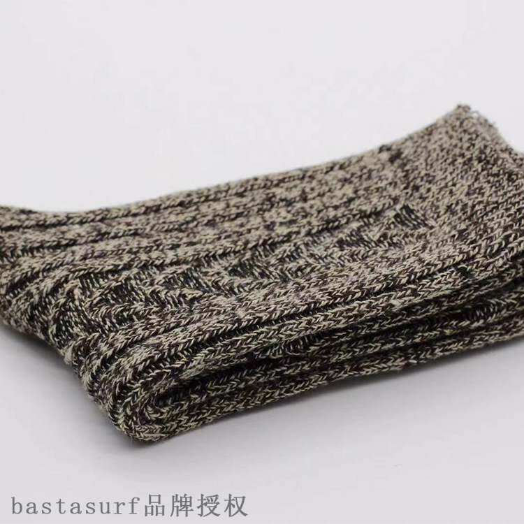 新品Socks mens autumqn and winter mens solid color rabbit