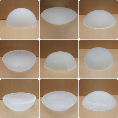 极速云彩磨砂玻璃灯罩灯具配件欧式客F厅M吊灯台灯吸顶灯圆形灯罩