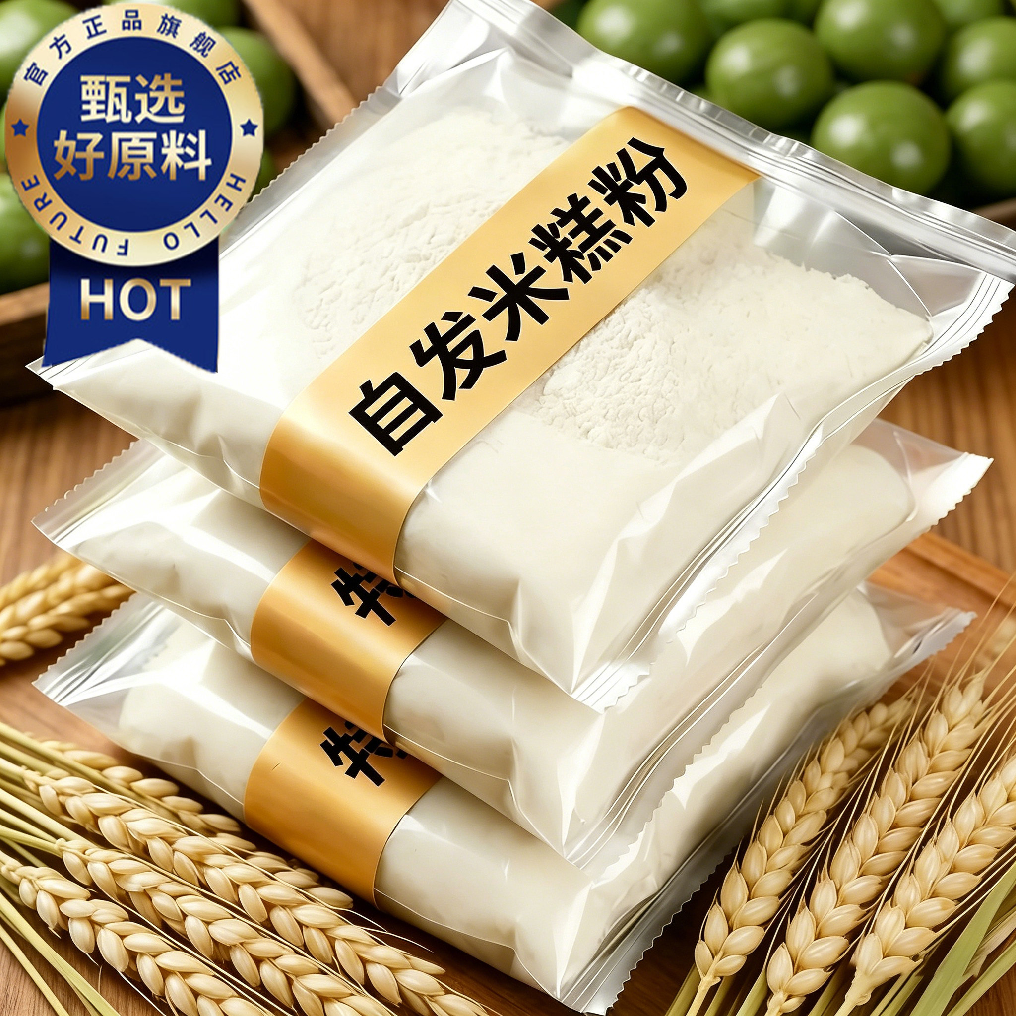 【天猫严选】自发米糕粉马拉糕专用粉桂花糕粉家用发糕材料预拌粉