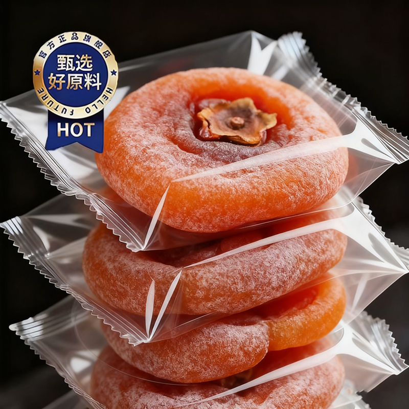 【央妈推荐】陕西特级富平柿饼官方旗舰店独立包装霜降流心柿子饼
