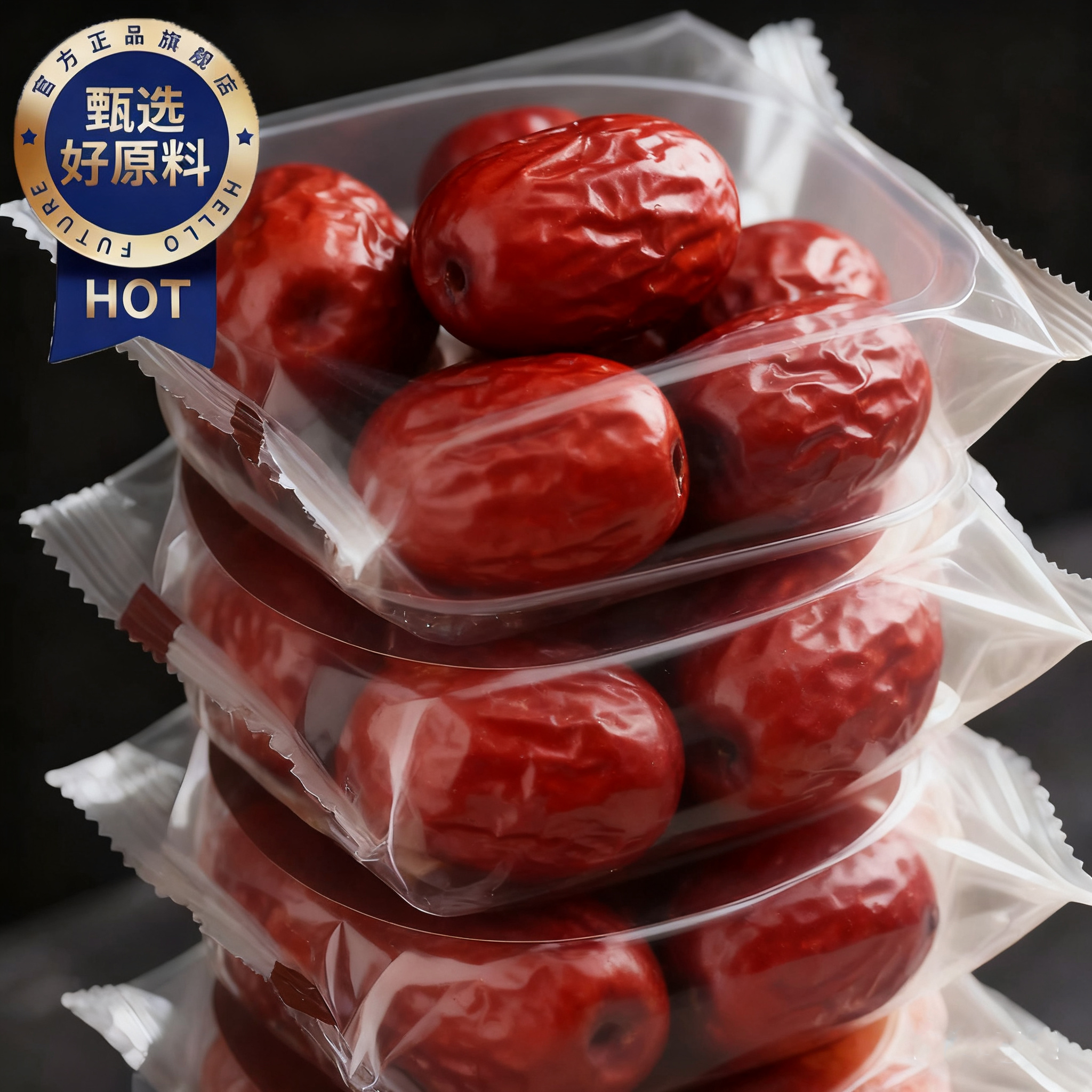 央妈推荐！红枣特级新疆特产官方旗舰店去皮去核若羌灰枣独立包装