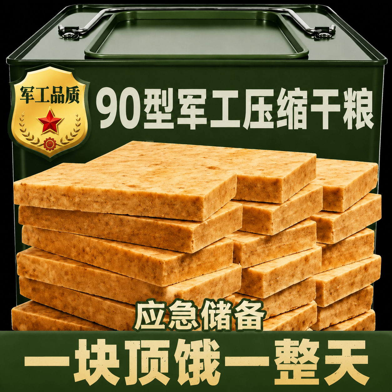 压缩饼干军粮正品旗舰店保质期20年独立包装无糖低脂食用压缩饼干