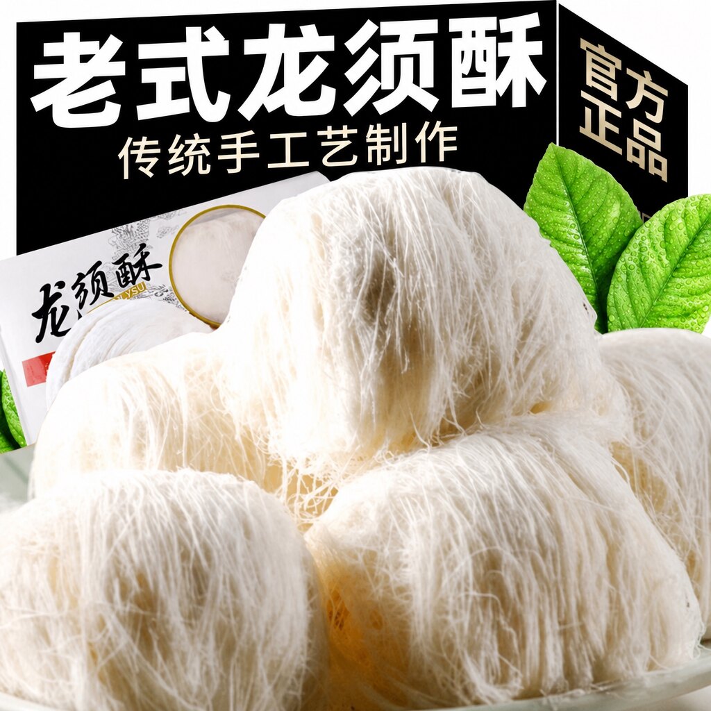 龙须酥官方旗舰店正品正宗纯手工老式糕点龙须酥怀旧儿时味道酥糖
