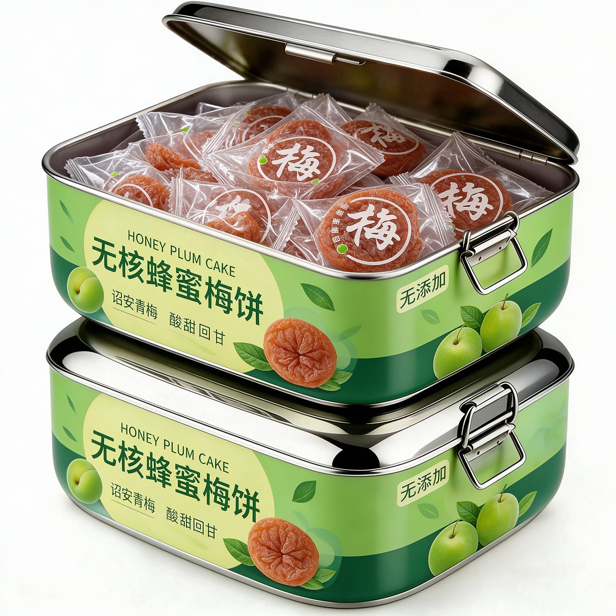 蜂蜜梅饼官方旗舰店日式梅饼蜜饯陈皮梅饼梅片青梅子紫苏邵安果脯