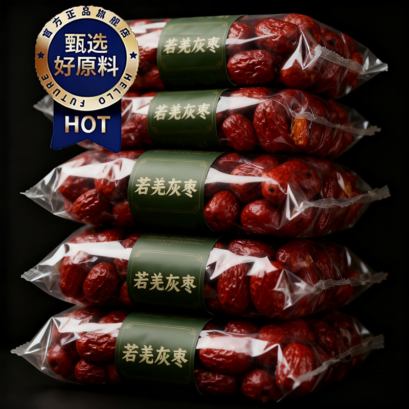 央妈推荐！红枣特级新疆特产官方旗舰店去皮去核若羌灰枣独立包装