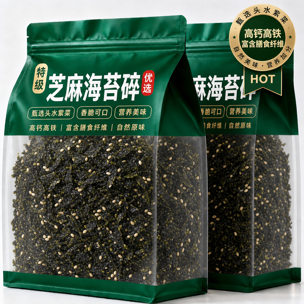 海苔碎拌饭婴儿童辅食官方旗舰店正品无添加独立包装非油炸海苔碎
