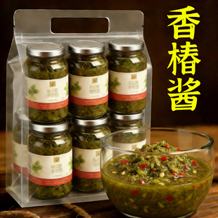 香椿嫩芽酱沂蒙山特产香椿酱头茬香椿芽拌饭拌面下饭酱官方旗舰店