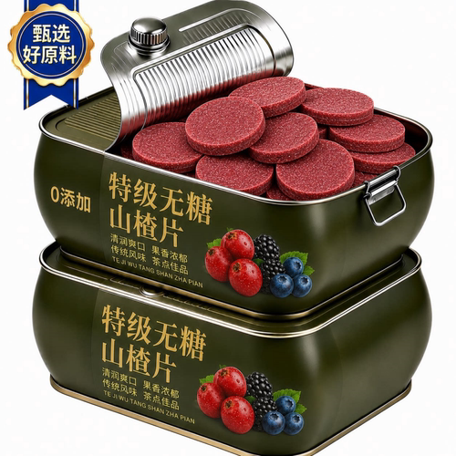 特级山楂片干正宗无添加官方旗舰店零食蓝莓桑葚儿童健康营养食品