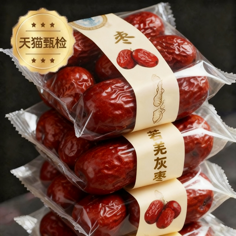 央妈推荐！红枣特级新疆特产官方旗舰店去皮去核若羌灰枣独立包装
