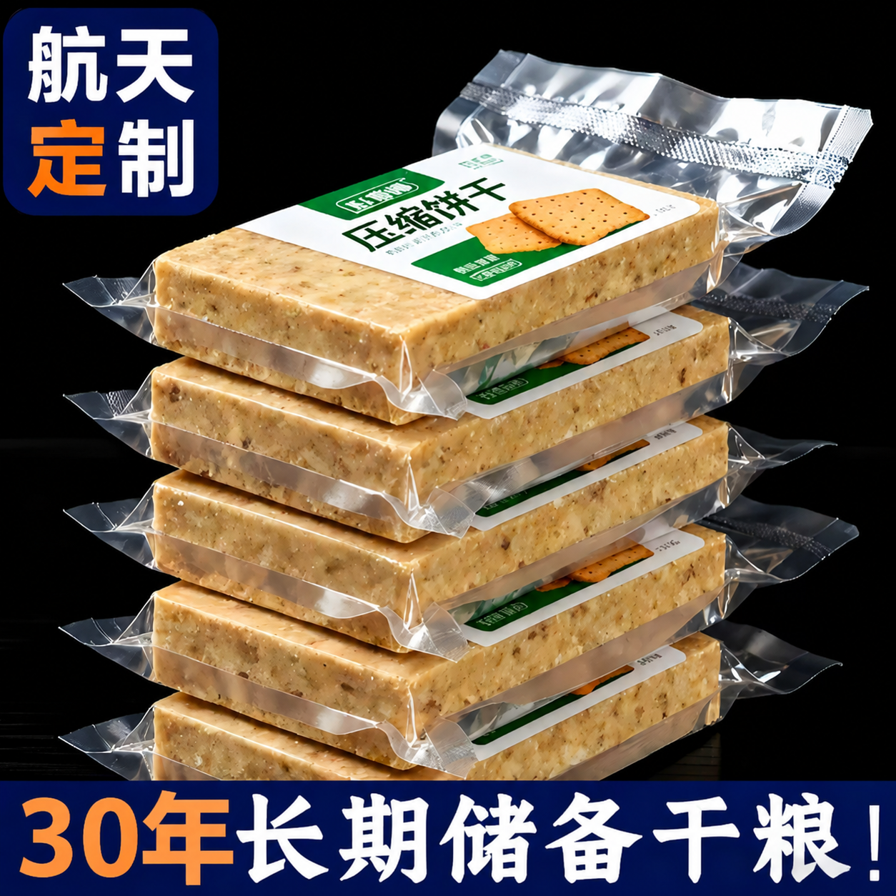 压缩饼干军粮正品旗舰店保质期20年独立包装无糖低脂食用压缩饼干