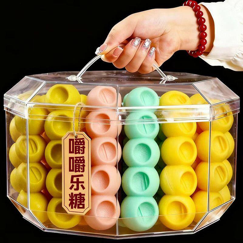 央妈推荐！网红同款嚼嚼乐正版糖果耐嚼耐咬无添加多口味休闲软糖