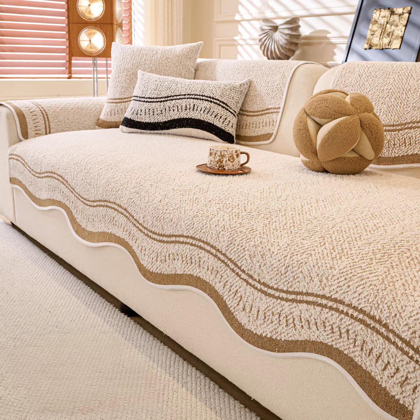 高级感皮沙发垫四季通用2026新款固定防滑直排坐垫一片式盖布套罩