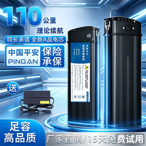 电动助力车锂电池48V外卖骑手专用大容量长续航电摩足容通用电瓶