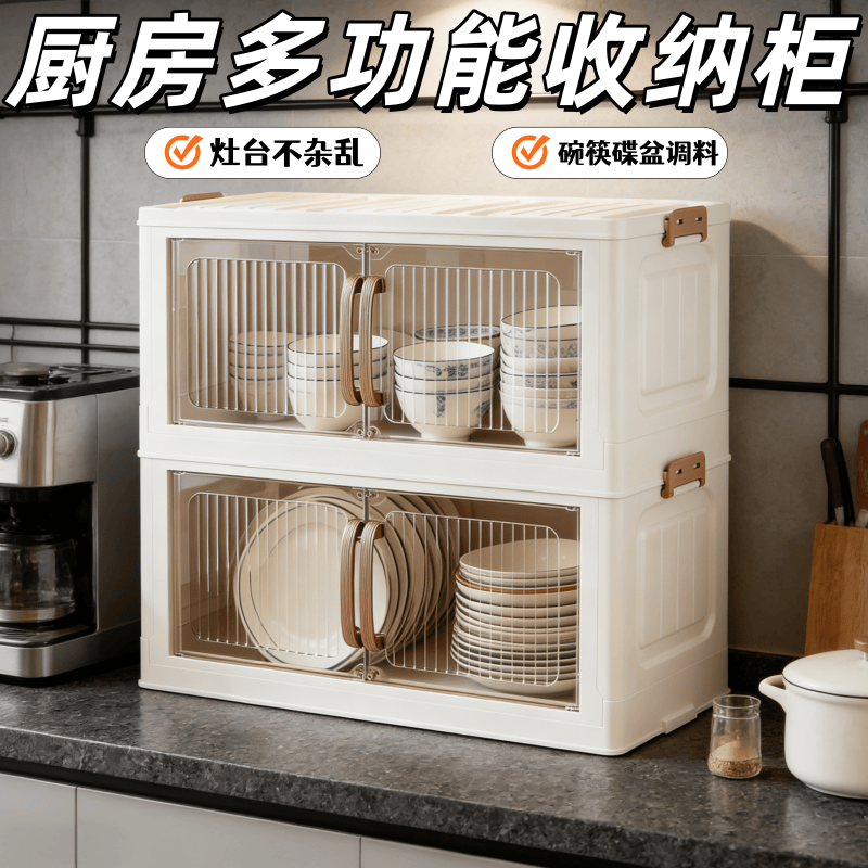 塑料盘碗筷收纳盒置物架装碗厨房碗碟筷子家用沥水餐具碗柜多层,厨房/烹饪用具,厨房置物架/置物柜/角架,淘宝优惠券,粉丝福利购,淘宝优惠卷
