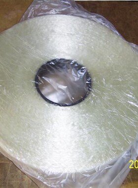 3840白色绝缘带电机专用绑扎带带粘无纬带玻璃纤维带0.30mm*25mm