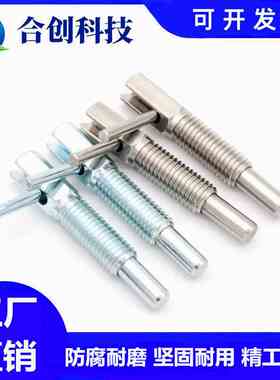 L型分度销LBLT旋钮柱塞ZAU4142定位插销弹簧销不锈钢拉销GN7017C