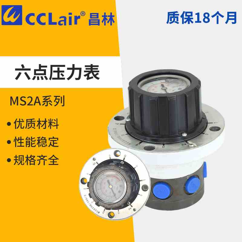 MS2A20/LX2/16/25/40/60/100/250/400力士乐型液压六点压力表开关