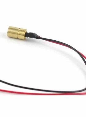 5只装 650nm 5mW 红光点状激光头模组镭射组件 3V 迷你8mm直径