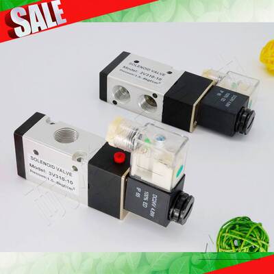 NGS耐格斯两位三通电磁阀3V110-M5/3V210-06/3V310-08/3V410-15