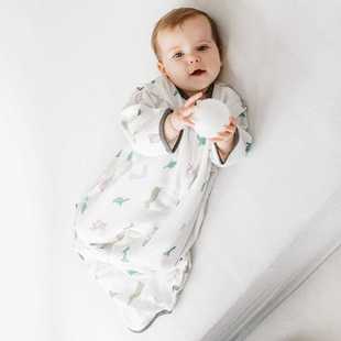 Nest 宝宝防踢被 竹棉纱布儿童可拆卸一体式 Designs婴儿睡袋春秋季