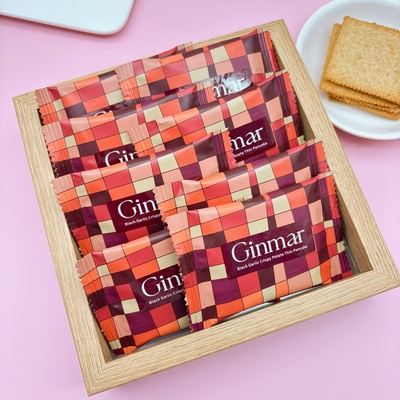 GINMAR金玛黑蒜味薯脆薄饼