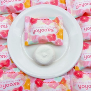 YOYOOMI樱花白桃味夹心棉花糖独立包装软糖高颜值喜糖创意小零食