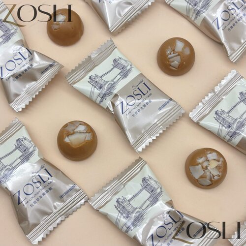 英国ZOSLI生椰奶脆硬糖高端零食喜糖婚糖酥脆椰子糖休闲小零食
