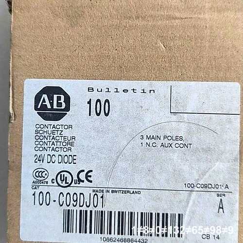 Allen-Bradley AB接触器 100-C09DJ0议价