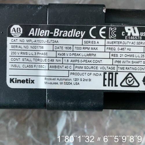 MPL-A1520U-EJ72AA，AB电机，，