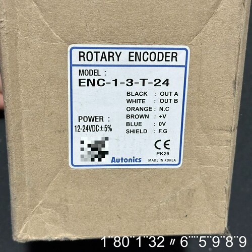 带Autonics ENC-1-3-T-24旋转编码器，