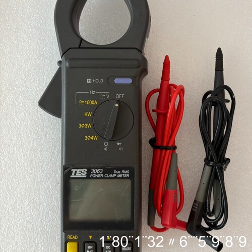 台湾泰仕 TES-3063 钳式数字功率钳表