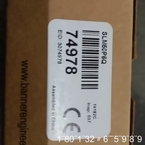 BANNER邦纳光电传感器 SLM50P6Q