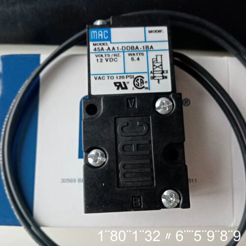 MAC电磁阀45A-AA1-DDBA-1BA，进