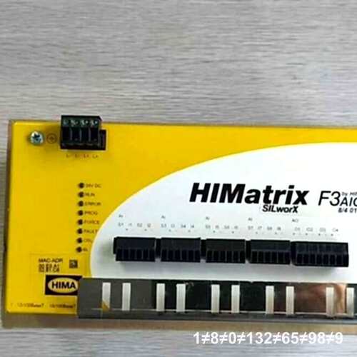 HIMA F3AIO8/4-01议价