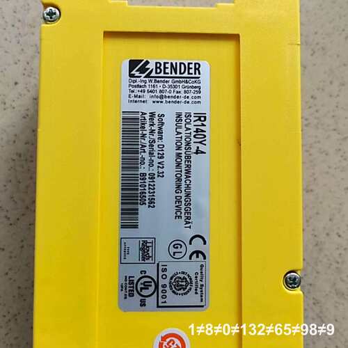 BENDER本德尔模块IR140Y-4 B91016议价