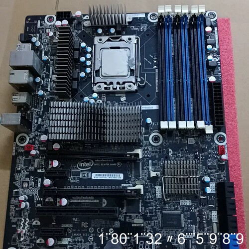 英特X58主板DX580G／DX58SO 1366针支持X5