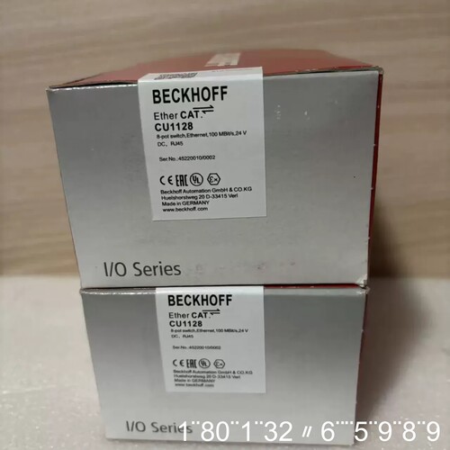 BECKHOFF CU1128 EtherCAT 8口交换机