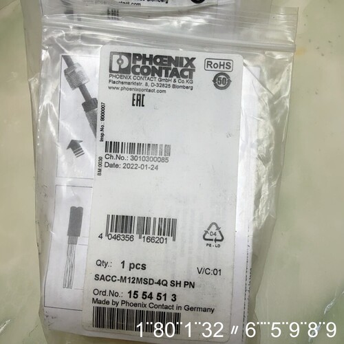 PHOENIX连接器 SACC-M12MSD-4Q