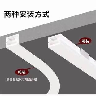 LED硅胶灯带线条灯氛围灯槽可弯曲柔性造型防水嵌入式 套管软灯带