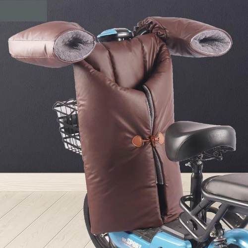 电动车挡风被冬季分体加厚保暖踏板电瓶摩托车防风罩骑行护腿防寒