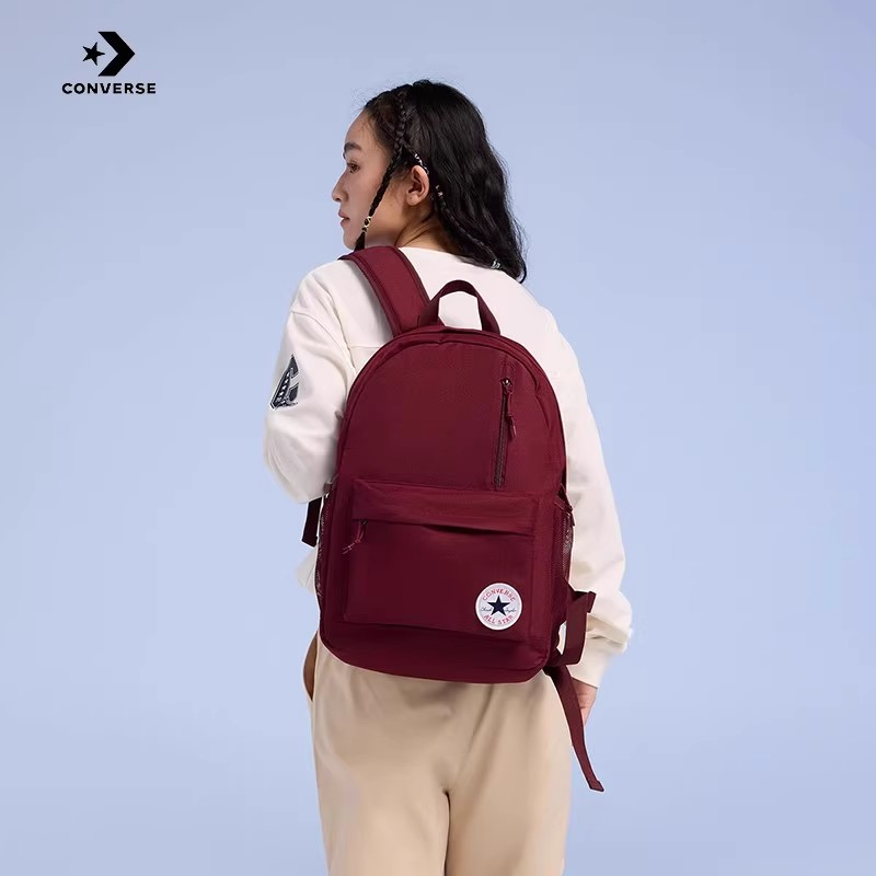 Converse匡威多色糖果色双肩包正品初高中书包男女大学生轻便背包