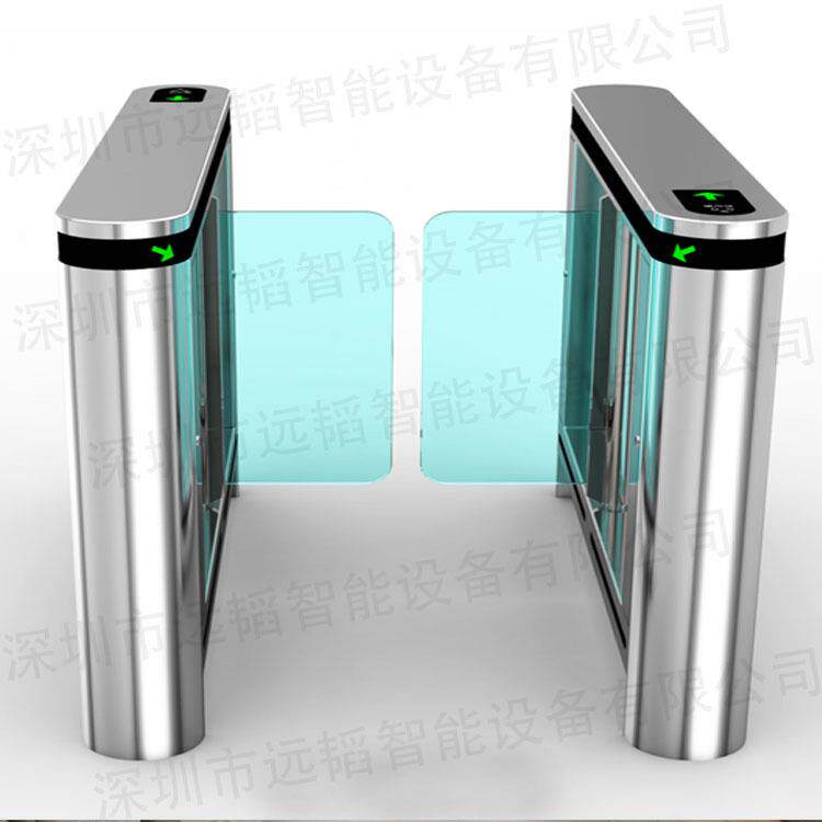 速通门防撞摆闸,写字楼指纹考勤双机芯摆闸,超市红外感应摆闸门
