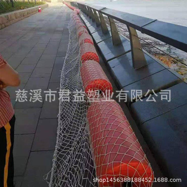 水下夹拦污网浮漂桶 0.4米外直径水上拦漂浮子