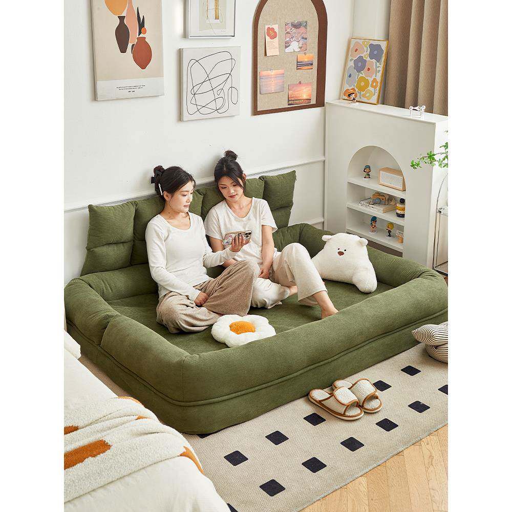 人类狗窝懒人沙发可躺可睡双人榻榻米巨大折叠阳台卧室小沙发尚硕