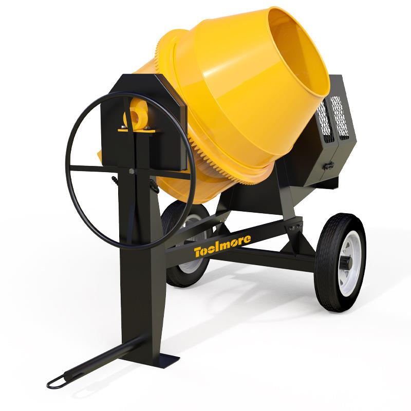 350升移动式混凝土搅拌机电动两轮水泥砂浆搅拌机